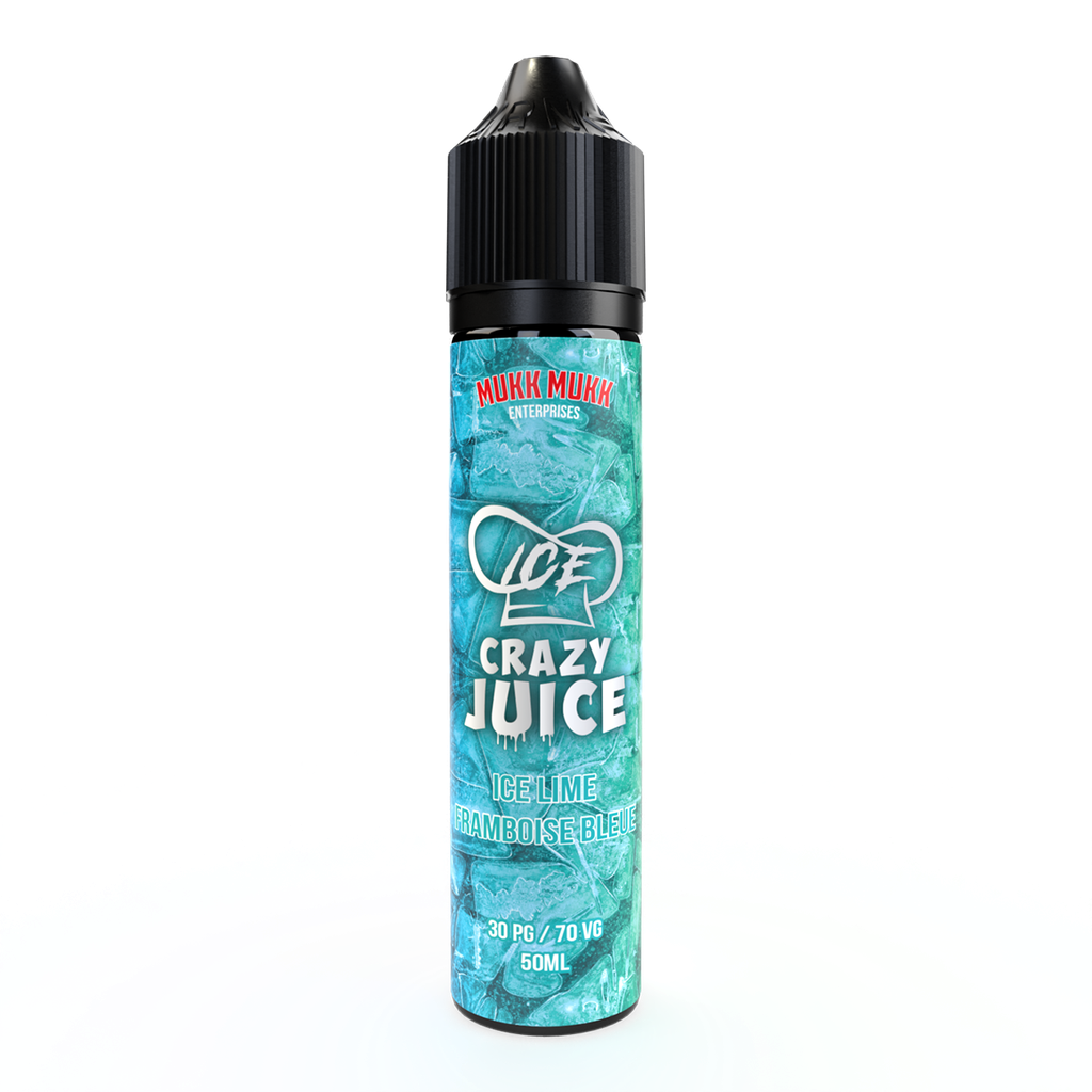 Ice Lime & Framboise Bleue Crazy Juice - 50ml