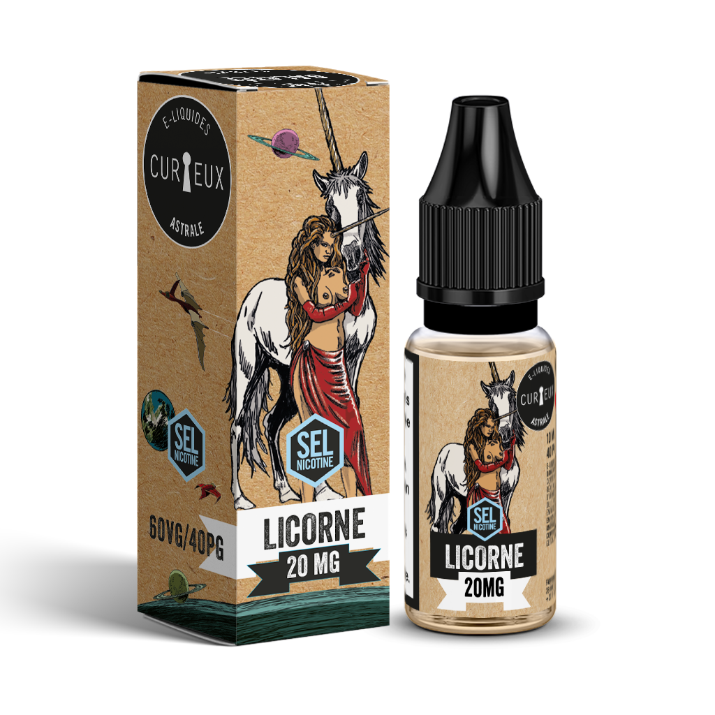 Licorne Curieux Sel de Nicotine - 10ml