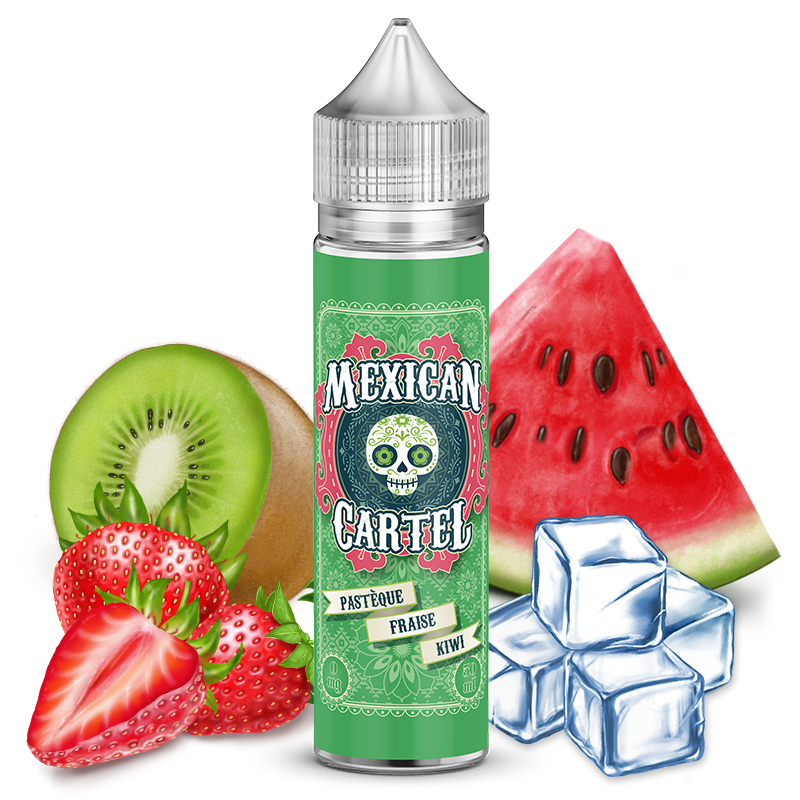 Pastèque Fraise Kiwi Mexican Cartel - 50ml