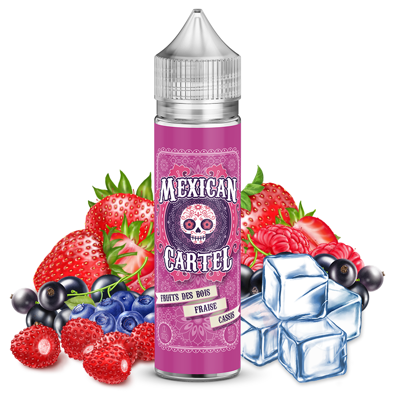 Fruits Des Bois Fraise Cassis Mexican Cartel - 50ml