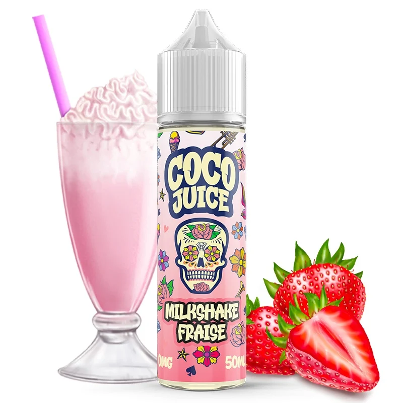 Milkshake Fraise Coco Juice - 50ml