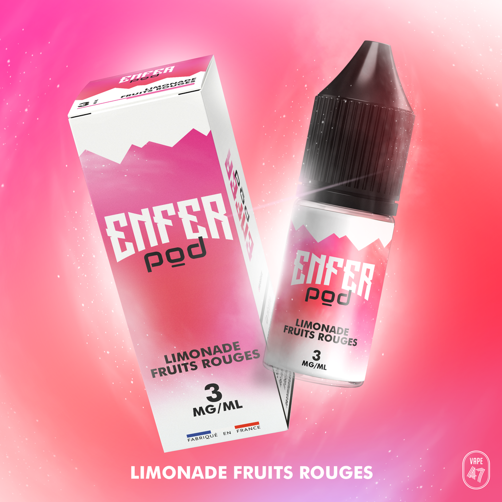 Limonade Fruits Rouges Enfer Pod - 10ml