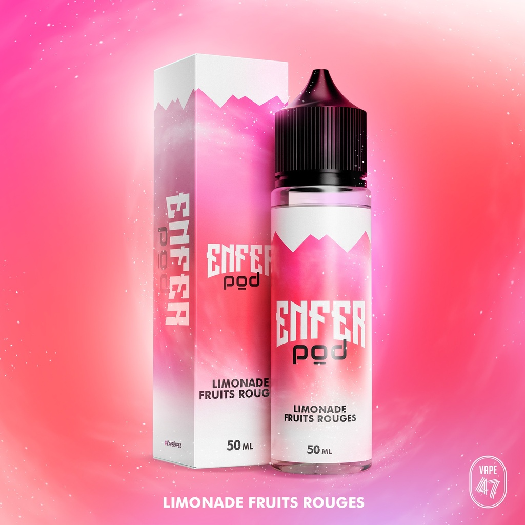 Limonade Fruits Rouges Enfer Pod - 50ml