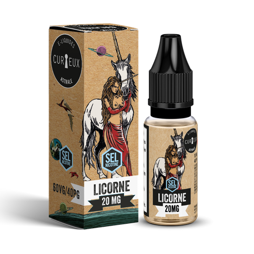 Licorne Curieux Sel de Nicotine - 10ml